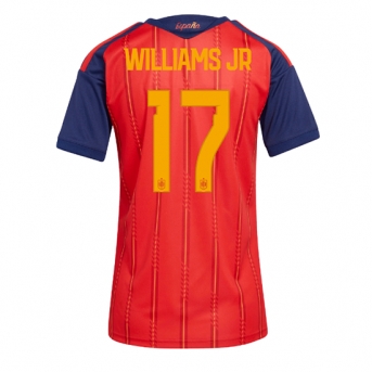 Billige Fotballdrakt Spania Nico Williams #17 Replika Hjemmedrakt Dame VM 2026 Kortermet